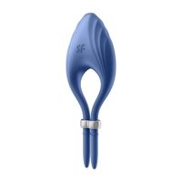 pierścień erekcyjny duelist ring vibrator blue satisfyer