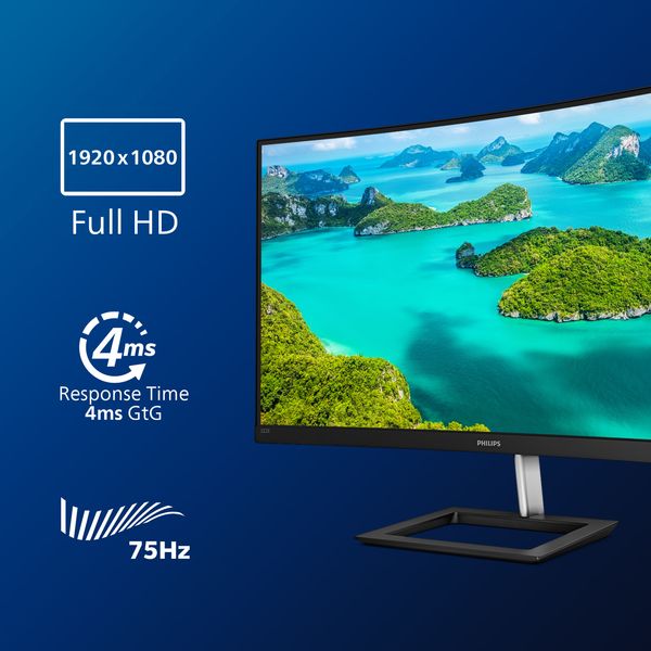 Monitor 32 cale Philips E-line 322E1C/00 FHD VA zdjęcie 12