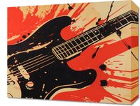 Obraz 50x40cm Gitara Elektryczna