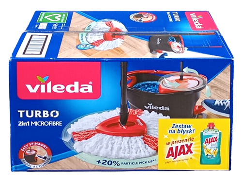 Wiadro i mop obrotowy Vileda Turbo 38cm na Arena.pl