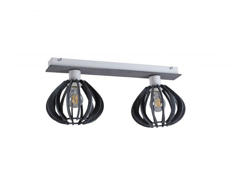 Lampa sufitowa 2xE27 NICOLETA GREY 832 zdjęcie 1