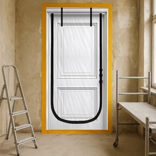 KURTYNA PRZECIWPYŁOWA Drzwi Remontowe Budowlane Z ZAMKIEM BŁYSKAWICZNYM na Arena.pl