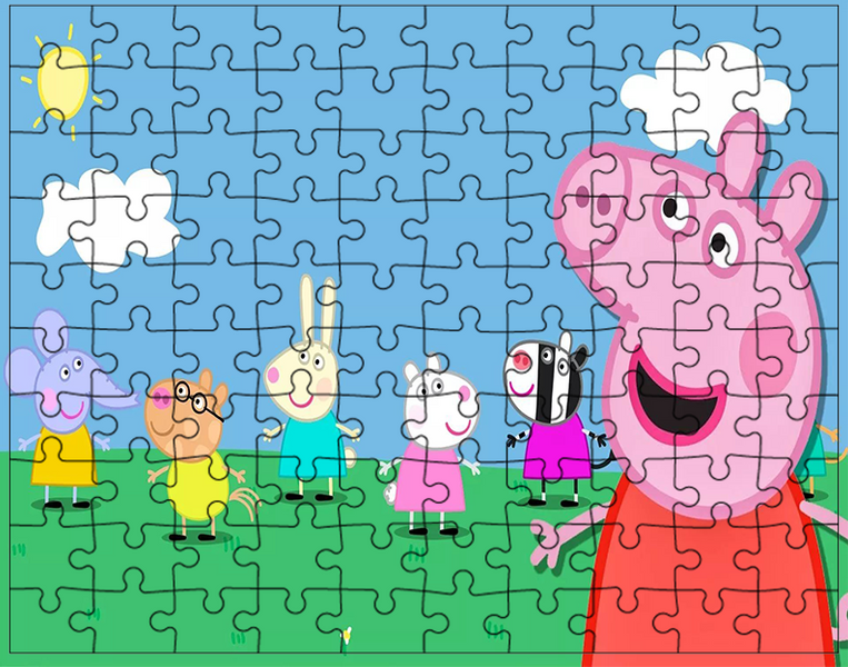 Puzzle Świnka Peppa zdjęcie 1