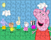 Puzzle Świnka Peppa