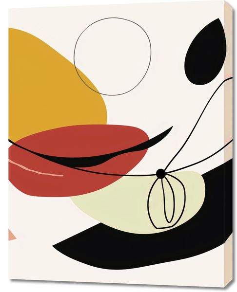 Obraz 70x90cm Geometryczna Krzywizna zdjęcie 1