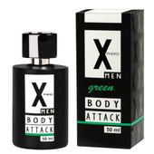 Perfumy X-Phero Body Attack Green For Men, 50 Ml