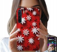 ETUI DO OPPO A91 - PŁATKI ŚNIEGU, ŚNIEG, GWIAZDKI, ŚWIĘTA