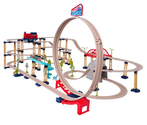 Mega Zestaw Tor Dla Pociągów 146El. + Akcesoria na Arena.pl