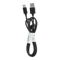 Kabel USB A do Typ C 2.0 C366 (długa koncówka 8mm) 1 m czarny