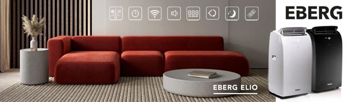 Klimatyzator przenośny ELIO 3,5kW osuszacz 40l WiFi + uszczelka ClimaLock zdjęcie 8