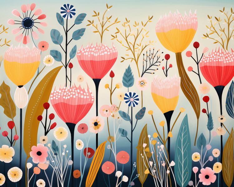 Plakat 50x40cm Ogród Marzeń zdjęcie 1