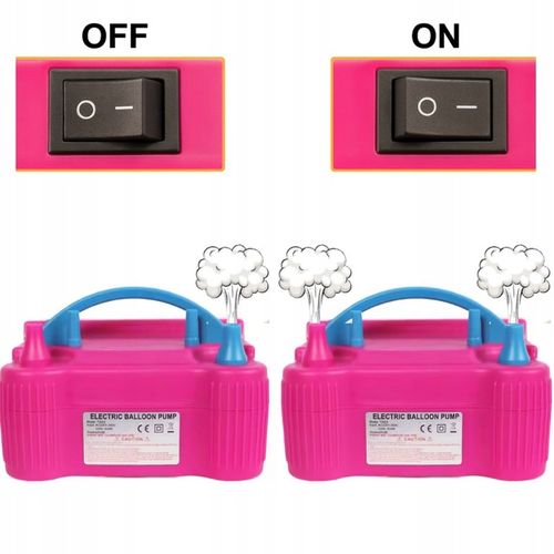 POMPKA ELEKTRYCZNA MOCNA DO BALONÓW 6xGRATIS MOCNA TAŚMA KROPKI na Arena.pl