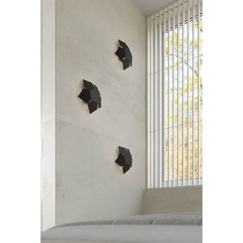 Czarny kinkiet sypialniany SL.0423 metalowa lampa kwiat na Arena.pl