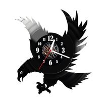 Zegar ścienny z płyty winylowej Orzeł 179.14