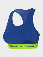 4F Biustonosz treningowy z niskim wsparciem Niebieski Rozmiar XS