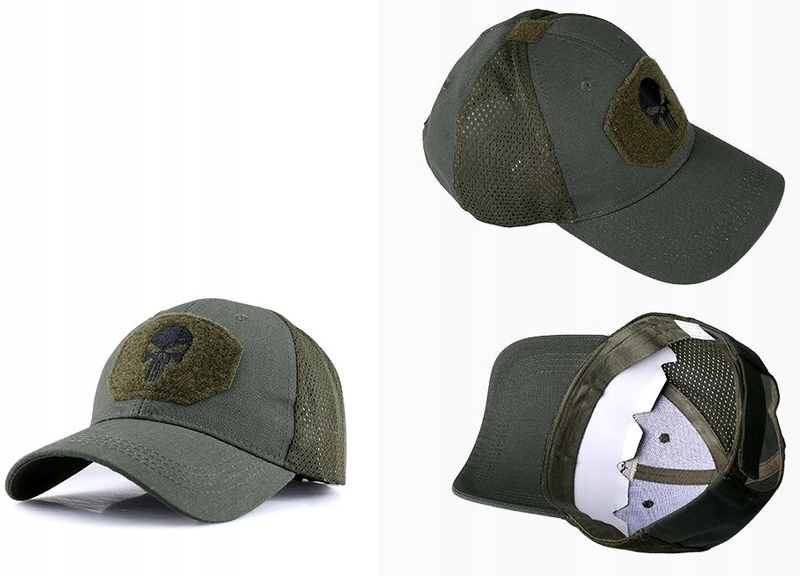 Czapka Z Daszkiem Czacha Bejsbolówka Punisher Haft zdjęcie 9