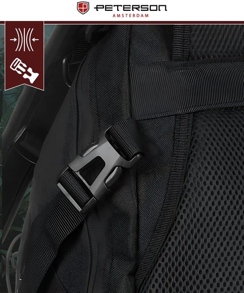 plecak ptn bl075-8076 black zdjęcie 7