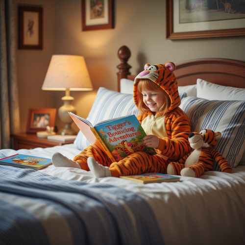 Piżama kombinezon onesie kigurumi dziecięca przebranie tygrysek 134-140 na Arena.pl