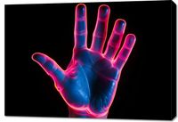Obraz 100x70cm Dotyk Przyszłości