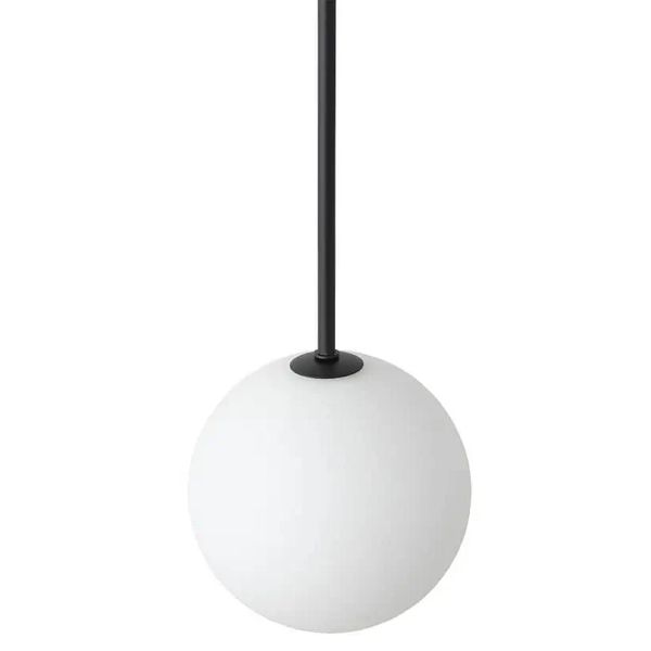 Wisząca lampa kulista Kier 10310 loftowa biała czarna zdjęcie 1