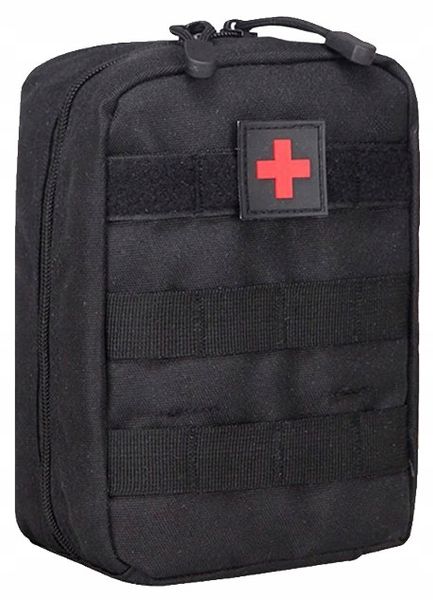 Apteczka Saszetka wojskowa taktyczna MOLLE kieszeń  C51_Czarny zdjęcie 2