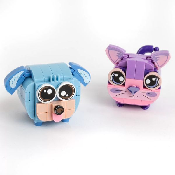 klocki snapets kot coco fioletowy kidea zdjęcie 8