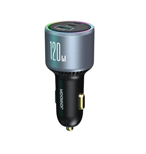 JOYROOM ŁADOWARKA SAMOCHODOWA 120W 2xUSB-C USB-A + KABEL USB-C 100W QC PD zdjęcie 10