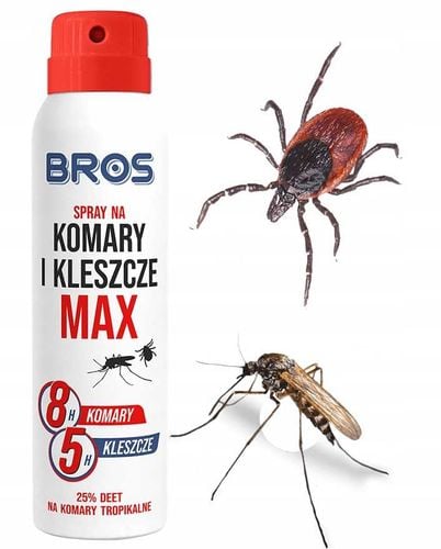 bros - spray na komary i kleszcze max 90ml - 1 szt. na Arena.pl