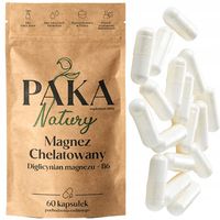 Magnez Chelatowany Diglicynian magnezu 850mg na skurcze serce 60kaps. paka