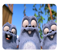 Podkładka pod myszkę Grizzy i Lemingi