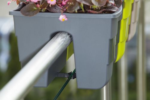 Doniczka na balustradę Wave 60 | Biały na Arena.pl