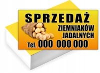 Wizytówki firmowe Foliowane 1000 szt duży wybór wzorów SPRZEDAŻ ZIEMNIAKÓW