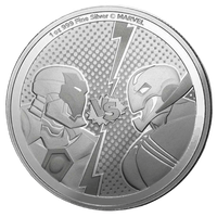 Niue: Marvel - Iron Man vs. Ultron 1 uncja Srebra 2025