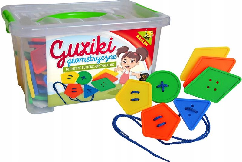Guziki geometryczne - pojemnik 02537 /6 zdjęcie 2