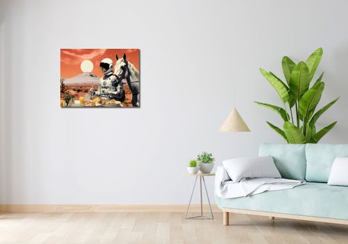 Obraz 70x50cm Obiad na Marsie na Arena.pl
