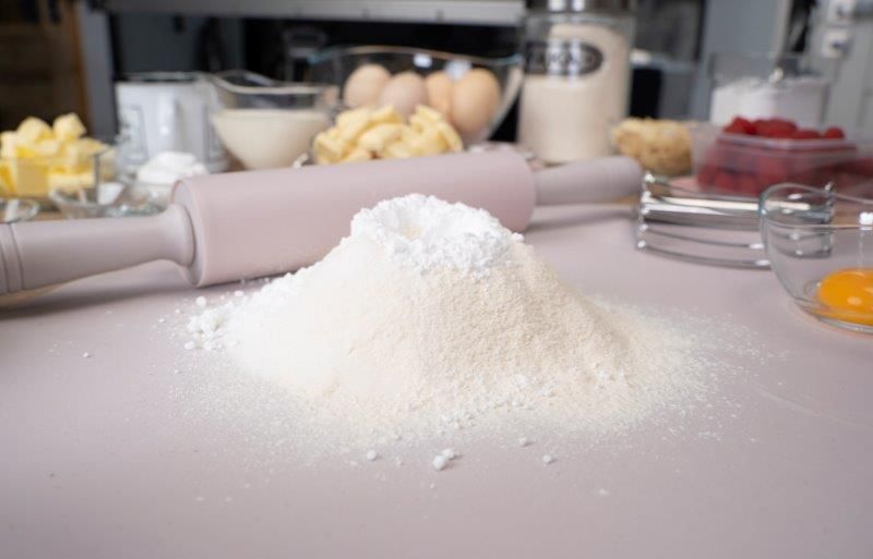 Stolnica mata silikonowa 60X40 cm PRACTICO szara zdjęcie 2