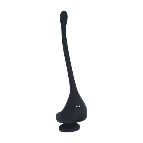dual motor silicone cockring with prostate stimulator - black na Arena.pl