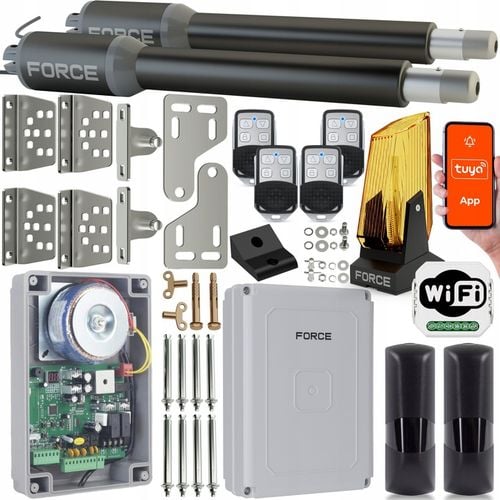 Zestaw do bramy dwuskrzydłowej FORCE SW200 2x2m 400 kg WiFI do na Arena.pl