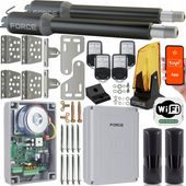 Zestaw do bramy dwuskrzydłowej FORCE SW200 2x2m 400 kg WiFI do