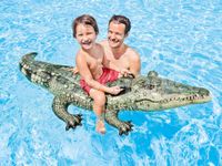 aligator dmuchany materac zabawka do pływania  intex 57551