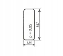 szyba przednia dolna ciągnika Ursus C-360 kabina czeska stary typ na Arena.pl