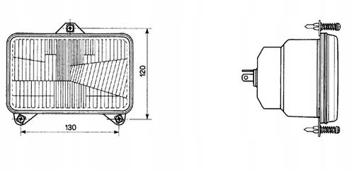 Element optyczny reflektora, 167x74x106.7 mm Cobo na Arena.pl