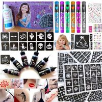 TATUAŻE BROKATOWE 402 SZABLONY DLA DZIECI MEGA DUŻY ZESTAW DO TATUAŻU