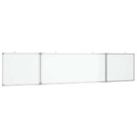 Tablica magnetyczna, składana, 200x40x1,7 cm, aluminiowa