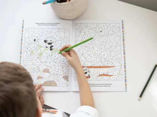 Kapitan Nauka. Kolorowanie Według Kodu. Bazgraki I Dinozaury na Arena.pl