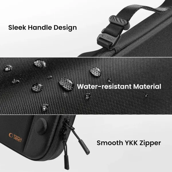 etui tech-protect slim pouch na nintendo switch 2 - czarne zdjęcie 8