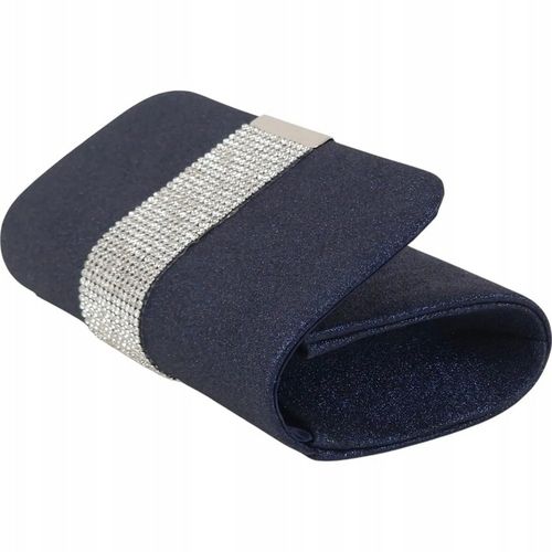 Torebka kopertówka wizytowa wieczorowa granatowa na Arena.pl