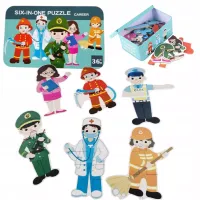 DLA DZIECI ZABAWNE PUZZLE ZAWODY