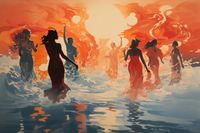 Plakat 45x30cm Taneczny Żar