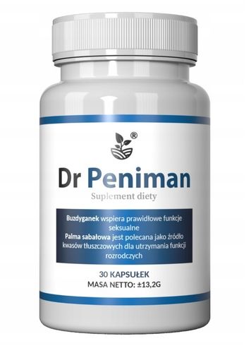 DR PENIMAN + GRATIS! SUPLEMENT DIETY DLA MĘŻCZYZN 30 KAPS extra wzwód duży na Arena.pl
